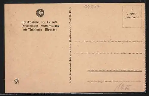 AK Eisenach / Thüringen, Krankenhaus des Ev. luth. Diakonissen-Mutterhauses für Thüringen, Operationssaal