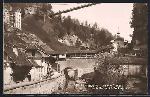 AK Fribourg, Les Fortifications du Gottéron et le Pont suspendu