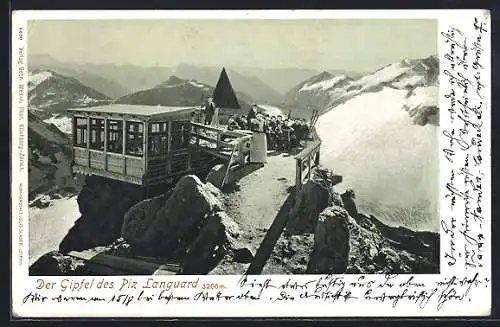 AK Pontresina, Auf dem Gipel des Piz Languard