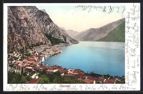 AK Limone /Lago di Garda, veduta generale