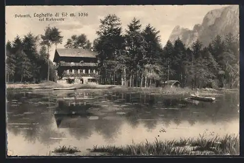 AK Fiè allo Sciliar, Laghetto di Fiè, Panorama col Ristorante