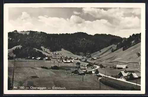 AK Entlebuch, Oberwiggen, Panorama des Ortes