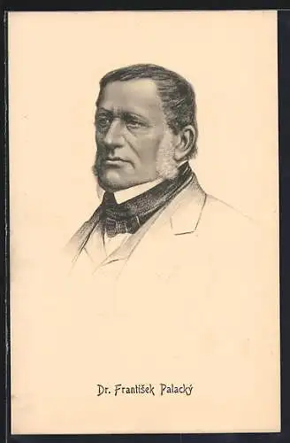 AK Portrait von Dr. Frantisek Palacký