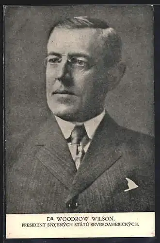 AK Dr. Woodrow Wilson, Präsident der USA