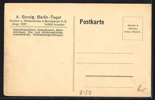 AK Abbildung einer Borsig-Niederdruck-Kreiselpumpe