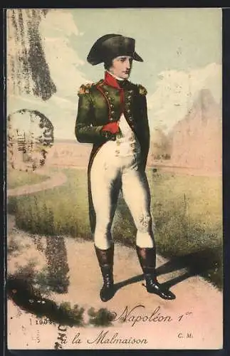 AK Napoléon Ier à la Malmaison