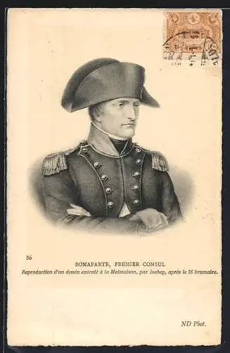 AK Napoleon Bonaparte, Premier Consul