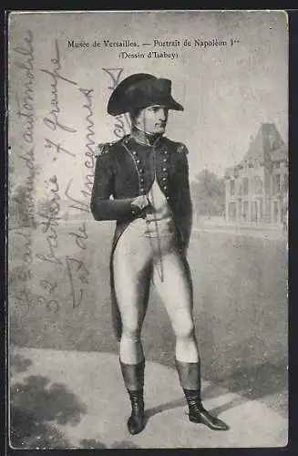 AK Musée de Versailles, portrait de Napoléon Ier