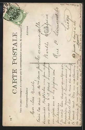 AK Napoleon in Uniform und Catherine im Hermelinmantel