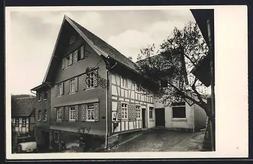 AK Lautenbach / Murgtal, Gasthaus Pension zur Sonne