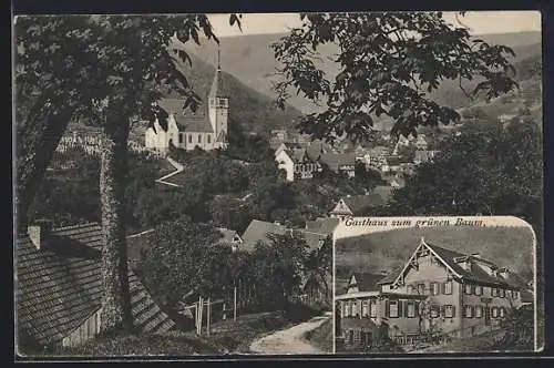 AK Reichental /Murgtal, Gasthaus zum grünen Baum