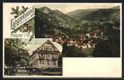 AK Langenbrand im Murgtal, Gasthaus Murgtaler Hof von Wilh. Wörner