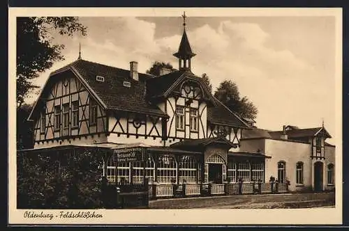 AK Oldenburg / O., Restaurant & Cafe Feldschlösschen Wechloy von Daniel Denker