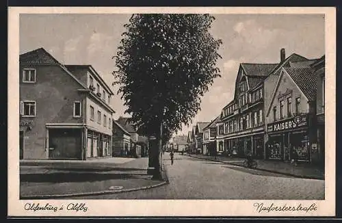 AK Oldenburg i. Oldbg., Partie in der Nadorsterstrasse