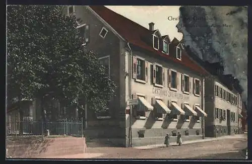 AK Gernsbach, Gasthaus zum wilden Mann