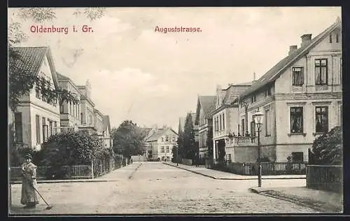 AK Oldenburg i. Gr., Villen in der Auguststrasse