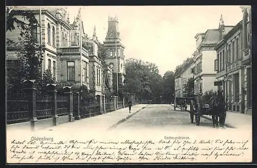 AK Oldenburg / O., Villen in der Gottorpstrasse