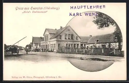 AK Eversten /Oldenburg, Gasthaus Holze`s Etablissement