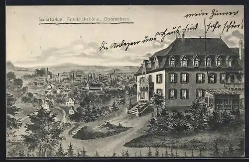 AK Oberachern, Sanatorium Friedrichshöhe