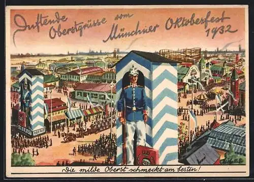 AK München, Oktoberfest 1932