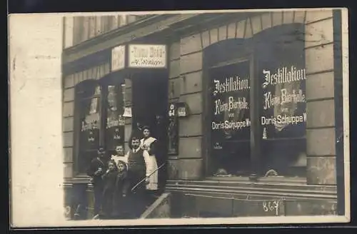 Foto-AK Hamburg-St. Pauli, Gasthaus Doris Schuppe, Herrenweide 17