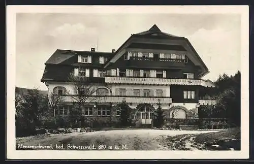 AK Menzenschwand / Bad. Schwarzwald, Ansicht vom Kurhotel