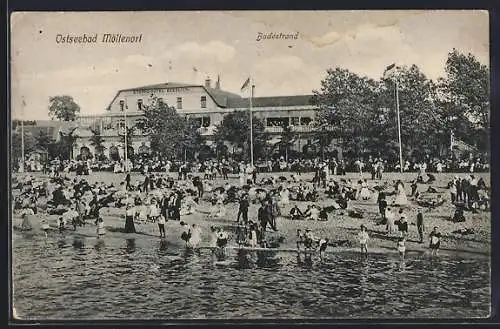AK Möltenort, Gäste am Badestrand
