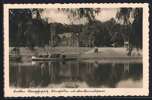 AK Dresden-Kleinzschachwitz, Königsallee mit alter Pionierkaserne