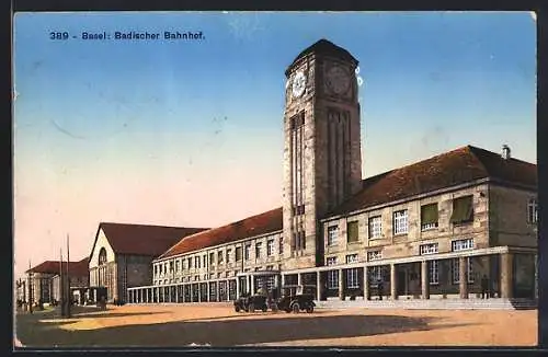 AK Basel, Badischer Bahnhof