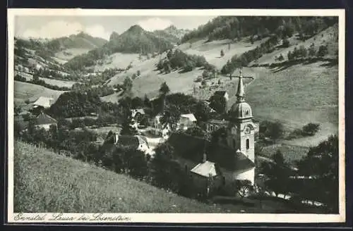 AK Lausa bei Losenstein, Ansicht vom Hang aus