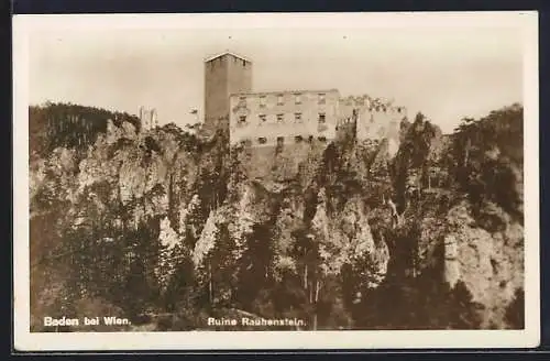 AK Baden bei Wien, Ruine Rauhenstein