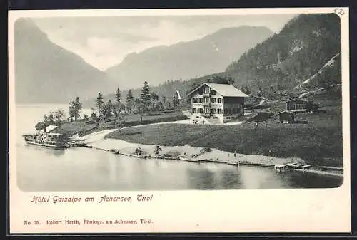 AK Achensee /Tirol, Hotel Gaisalpe am Seeufer