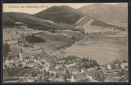 AK Puchberg am Schneeberg, Teilansicht mit Kirche