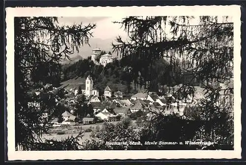 AK Neumarkt /Stmk., Teilansicht mit Kirche