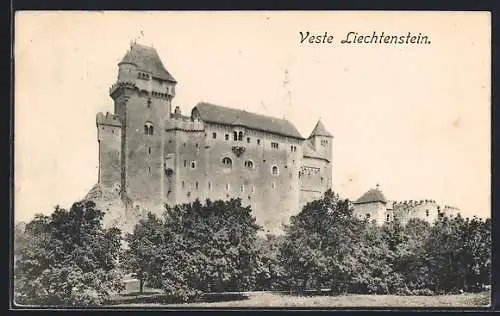 AK Liechtenstein, Veste Liechtenstein