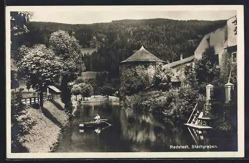 AK Radstadt, Stadtgraben