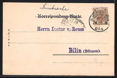 AK Wien, Maximiliansplatz mit Strassenbahn