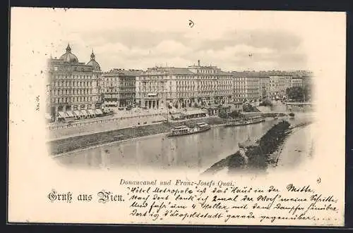 AK Wien, Donaukanal und Franz-Josefs-Kai