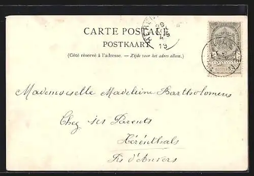 AK Laeken, Pensionnat des Dames Ursulines, Cour des Jeux