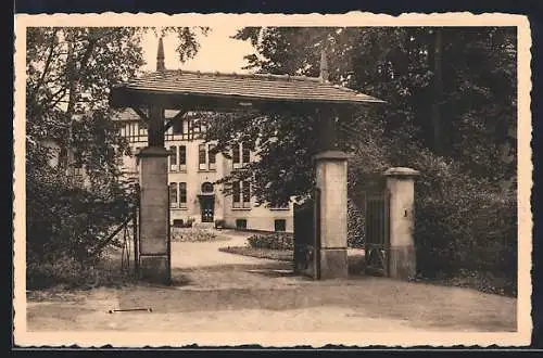 AK Buysingen, Sanatorium rose de la Reine, L`Entrée du Sanatorium