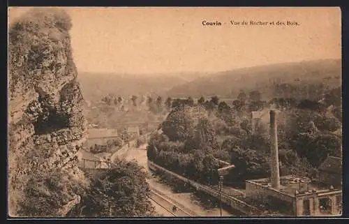 AK Couvin, Vue du rocher et des Bois