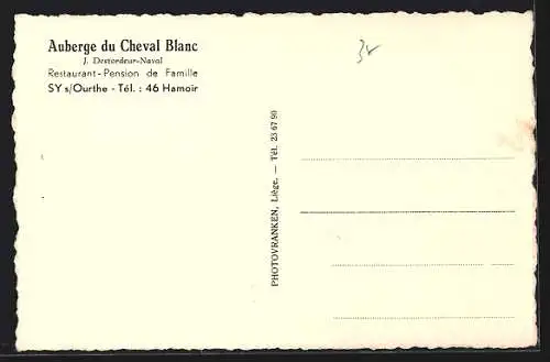 AK Sy-s-Ourthe, L`Auberge du Cheval Blanc