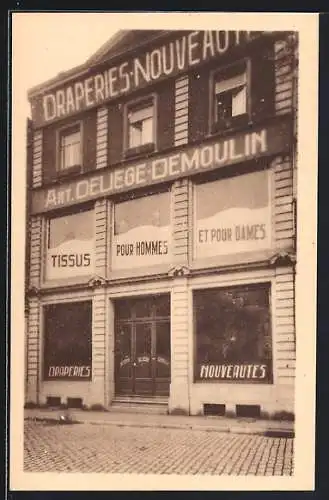 AK Verviers, Ant Deliège Demoulin, Draperies-Nouveautes, Rue du Marteau 129