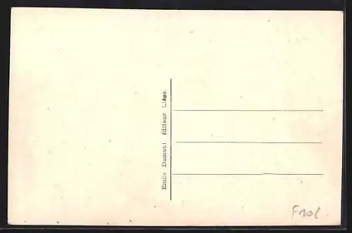 AK Visé, Rue des Recollets et Hotel du Pont