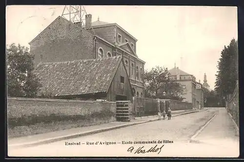 AK Ensival, Rue d`Avignon, Ecole communale de filles