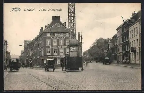 AK Dison, Place Pisseroule, Restaurant Commerce de Chevaux