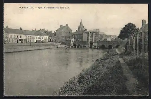 AK Warneton, Quai Verboeckhoven et la Lys