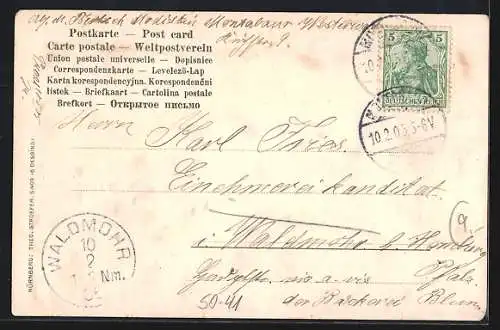 AK Dackel begnet einem Frosch