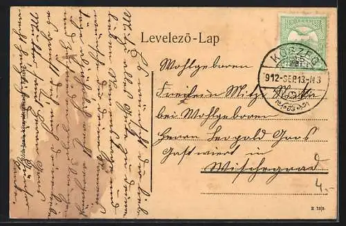 AK Köszeg, Gyöngyös részlet a Kalváriával