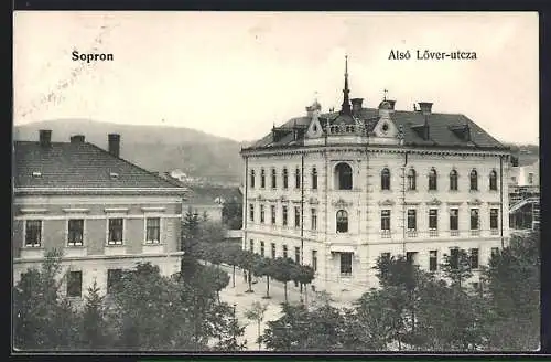 AK Sopron, Alsó Löver-utcza